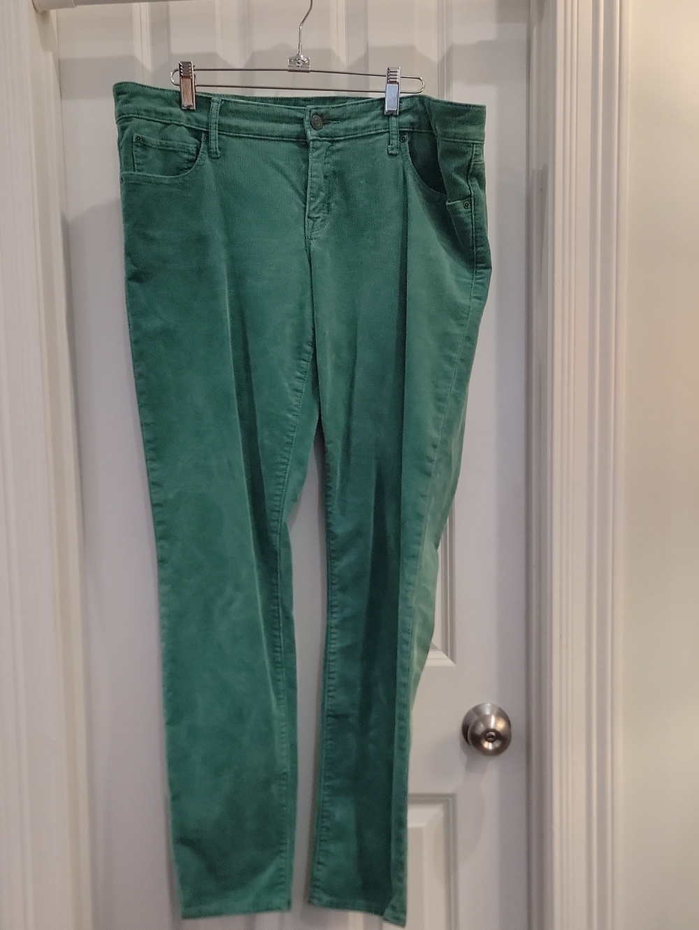 GAP Teal Straight-Leg Pants